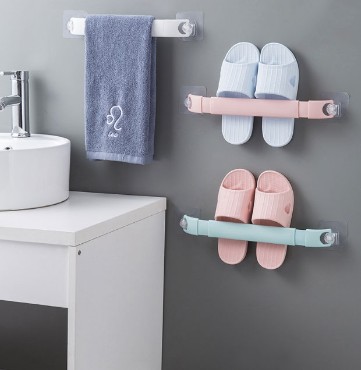 無痕伸縮毛巾架(TR-01),朝暘興業有限公司